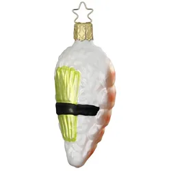 INGE-Glas Manufaktur Christbaumschmuck Glas Nigiri Sushi 10cm Weihnachtsbaumschmuck Japan Deko Essen