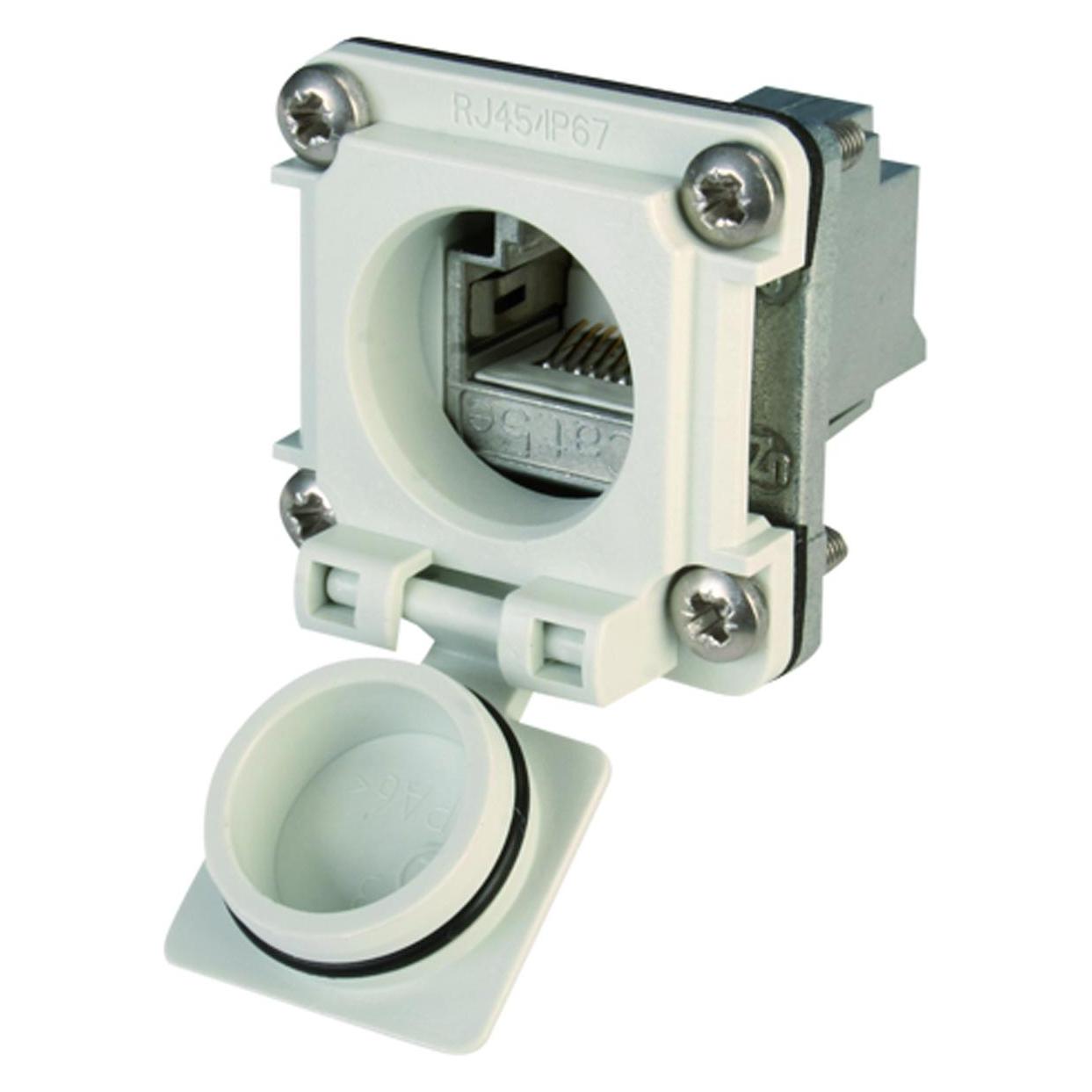 Telegärtner RJ45 Steckverbinder STX V6 Flanschset Variante 6 (J00020A0482)