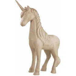 Décopatch Papp-Figuren 40 x 13 x 55 cm Einhorn