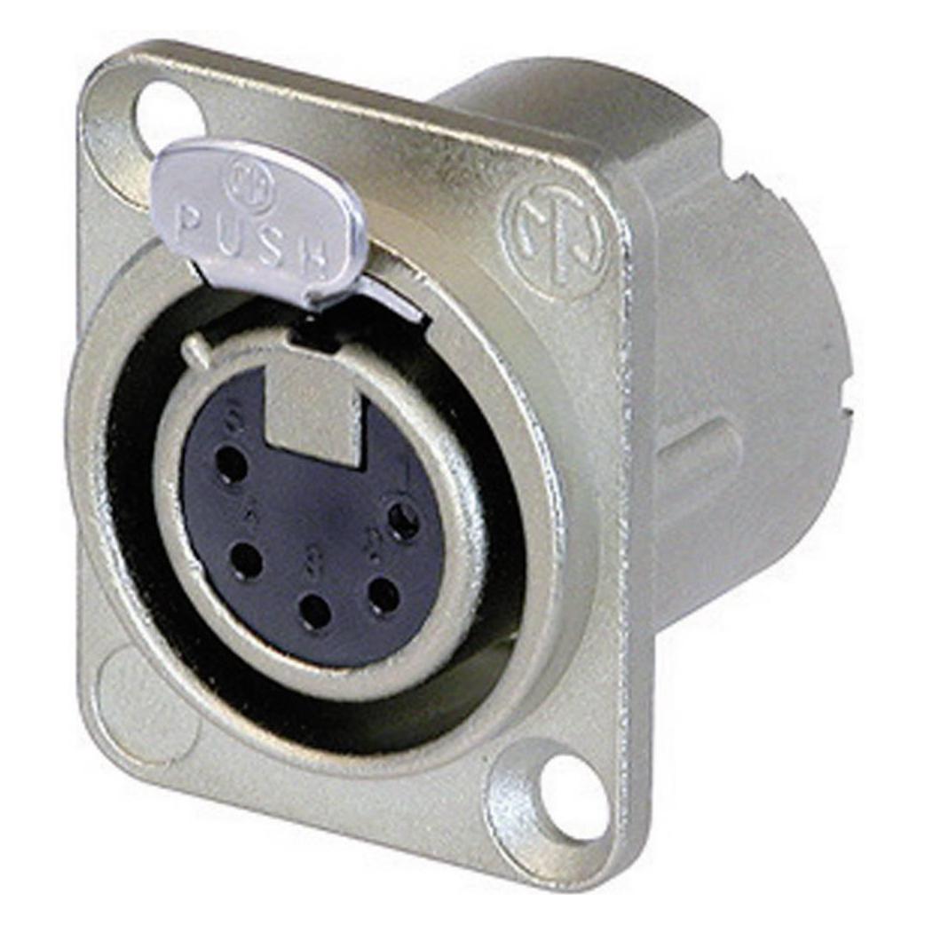 Neutrik XLR-Flanschbuchse (NC5FD-LX)