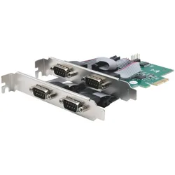 Exsys GmbH PCIe 4S Seriell RS-232 Karte (ASIX), Kontrollerkarte