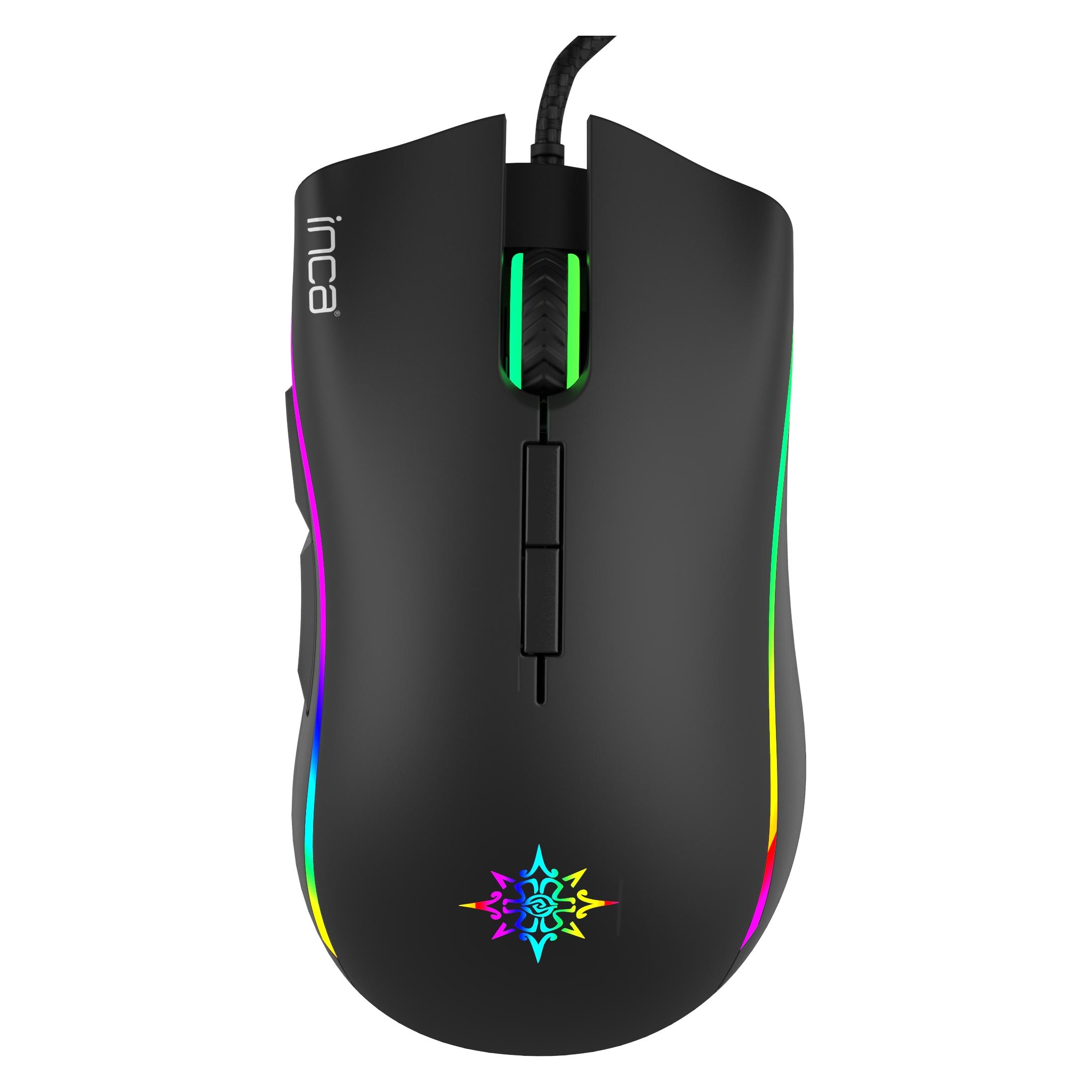 Inca IMG-349 Maus rechts USB Optisch 6400 DPI (Kabelgebunden) (IMG-349)