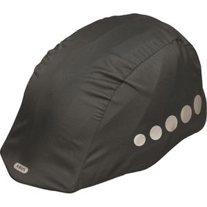 Abus Helmüberzug Universal Regenschutz, reflektierend, für Fahrradhelm, schwarz, wind- und wasserdicht