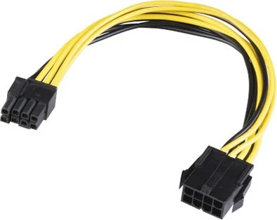AKASA 12V ATX 8-Pin auf PCIe 6+2 Pin Adapterkabel