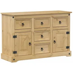 vidaXL Sideboard Corona 112x40x75 cm Massivholz Kiefer
