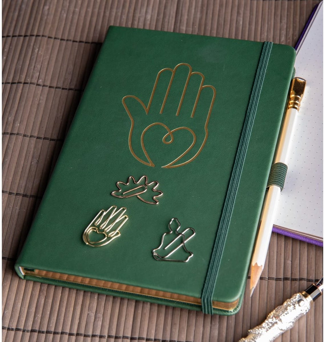 Yoga notitieboek Boeddha’s Hand A5 BERK