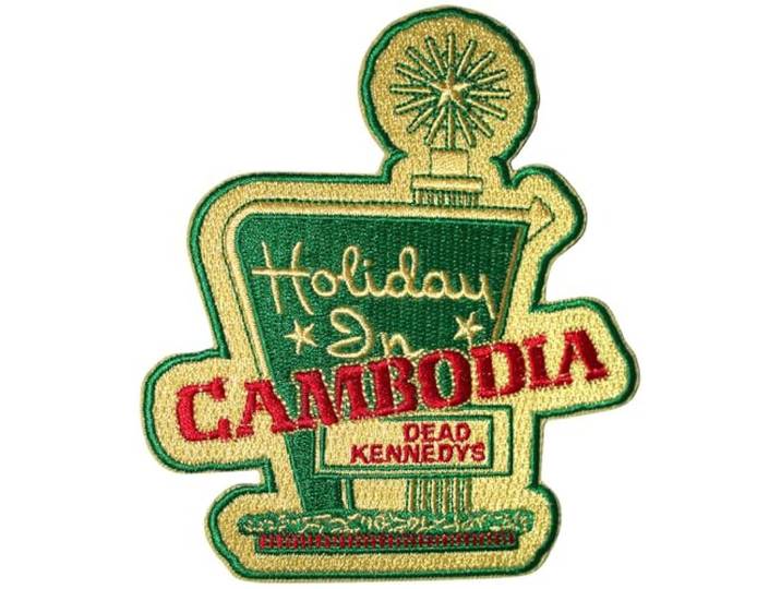 Dead Kennedys Holiday In Cambodia Woven Patch One Size