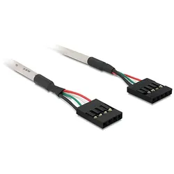 DELOCK USB Kabel Pinheader 4Pin -> 5Pin BuBu 0,50m