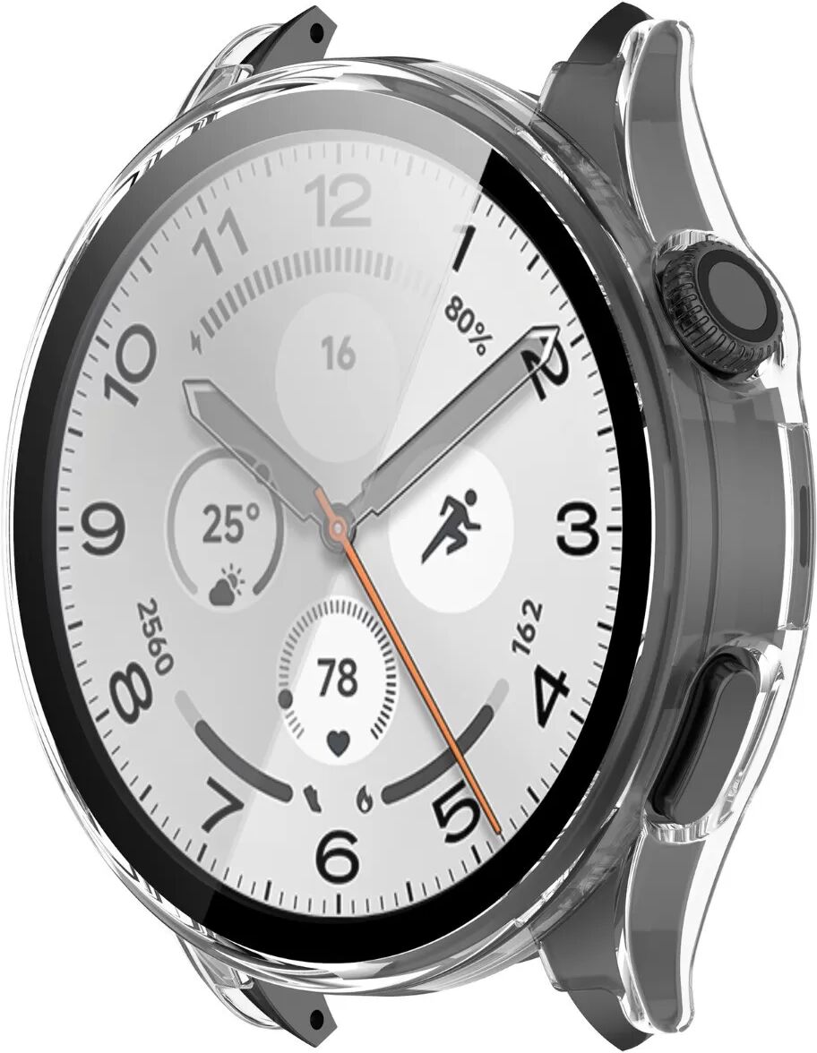 INF Schutzhülle aus PC mit gehärtetem Glas für Xiaomi Watch 5 – Vollständiger Schutz Transparent