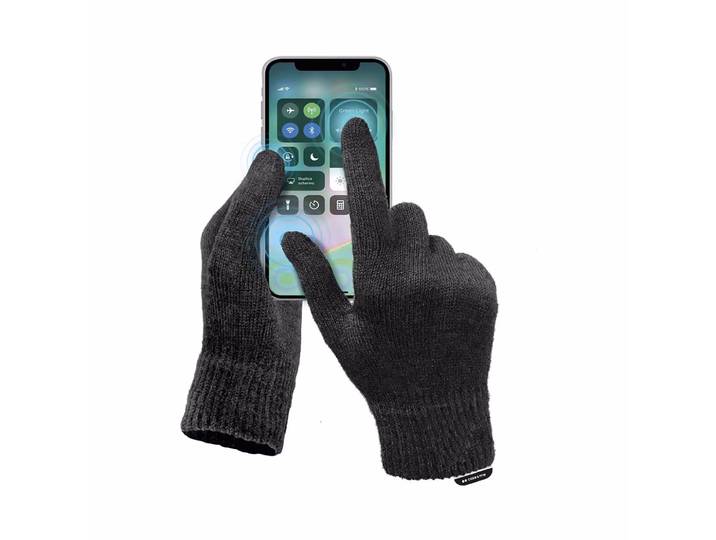 sbs Touchscreen Handschuhe – Keyfinder/Selfie Stick/Gadgets – schwarz