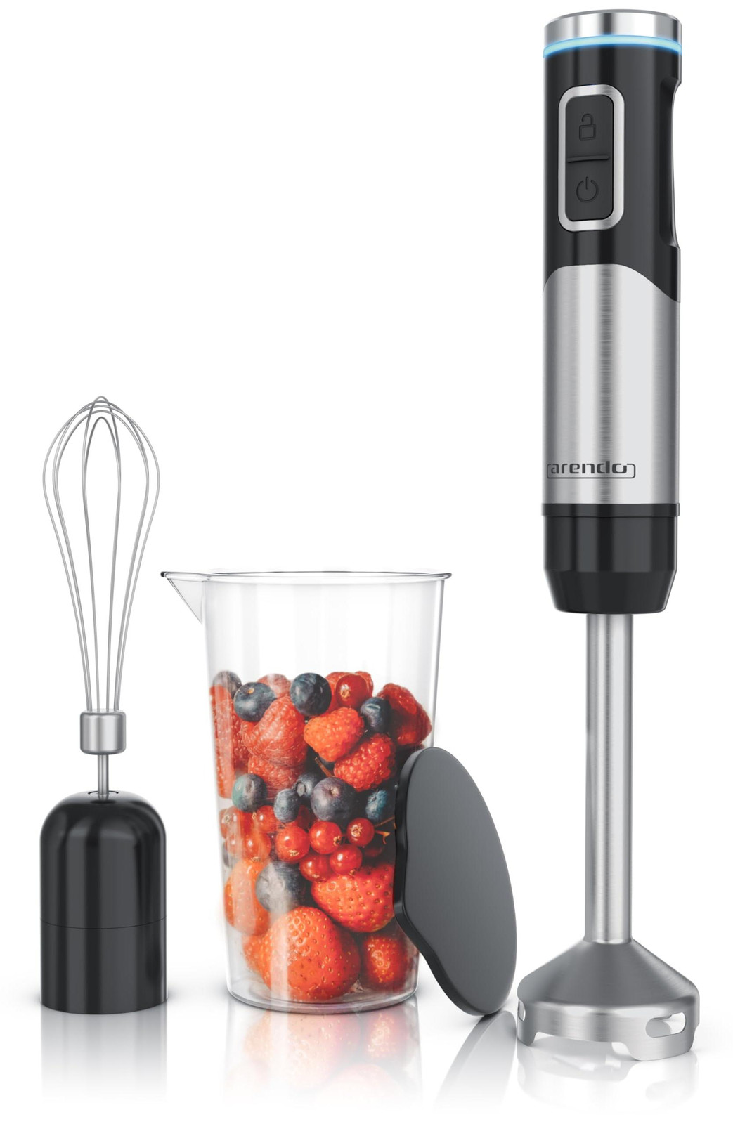 Selius Draadloze Staafmixer - 200 Watt - RVS handmixer met accessoires