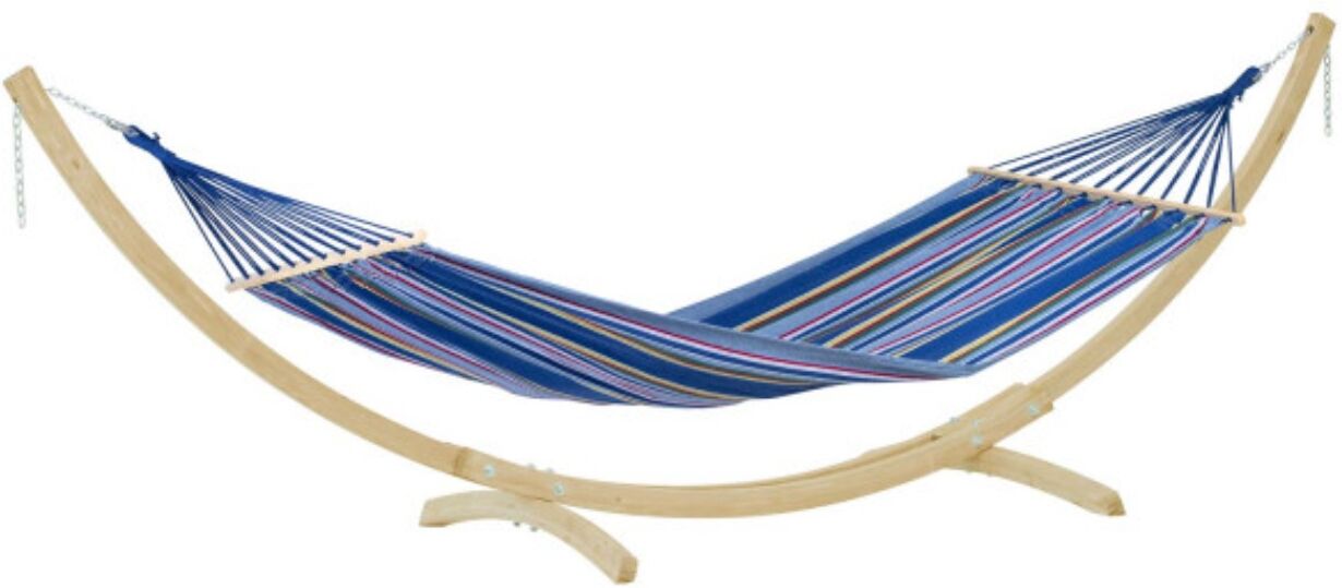 Set hamac TONGA M Amazonas + support Kronos en bois