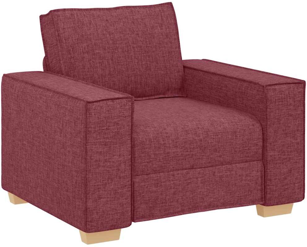 vidaXL Canapé Fauteuil Rouge Vin 100x78x84 cm Tissu
