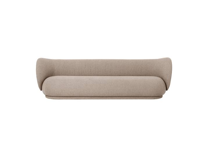 Ferm Living Rico Sofa bouclé 4-Sitzer Bouclé sand