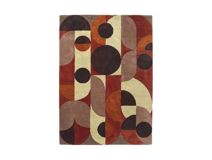 Designer Teppich „Decor Cosmo“ - handgetuftet, aus 100% reiner Schurwolle Red Pale 250 x 350 cm BRINK & CAMPMAN