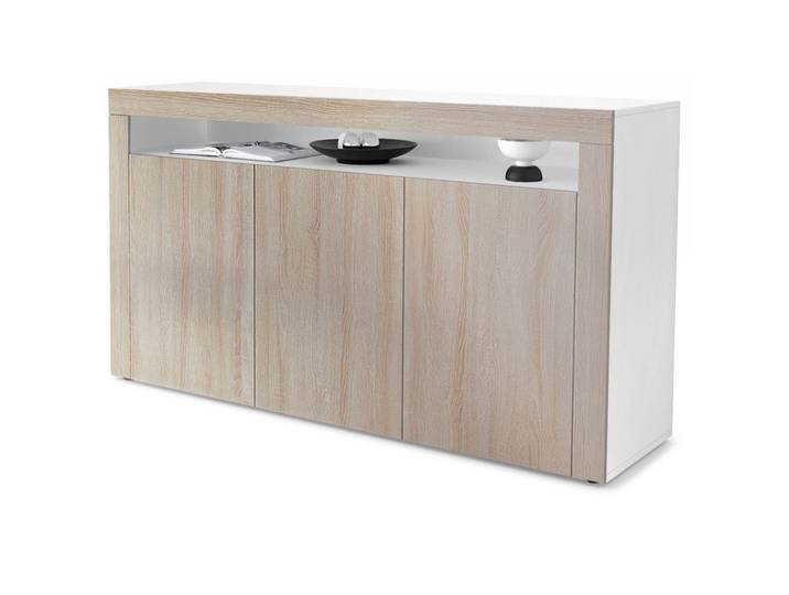 SIDEBOARD Valencia Eiche sägerau / Eiche sägerau