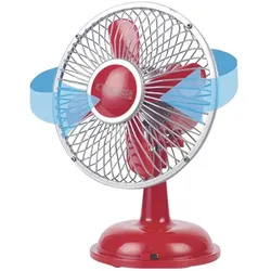 Sonnenkönig Retro Fan, Ventilator, Rot
