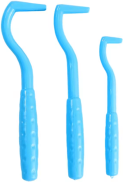 Inspire Picks Twist And Pull Tick Remover Set 3 Piece Safe Tick Removal Kit For Dogs Pets And Humans blue