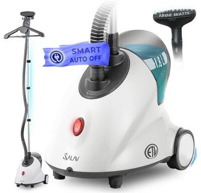 SALAV Smart Auto Off Upright Garment Steamer in White