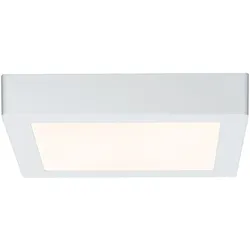 Paulmann Wand- Deckenleuchte WallCeiling Lunar LED-Panel 220x220mm 15W Weiß matt/Alu