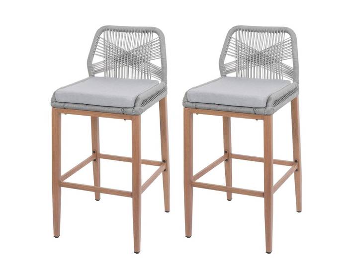 BARHOCKER Hellgrau