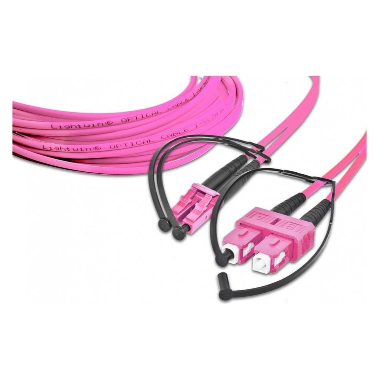 Lightwin LWL-Patchkabel LC-SC, Multimode, OM4, 1.5m (1.50 m) (LDP-50 LC-SC 1.5 OM4)