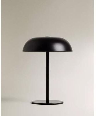 Uplift Picks Rechargeable Mushroom Touch Table Lamp With Three Color Dimmable Bedside Lighting black