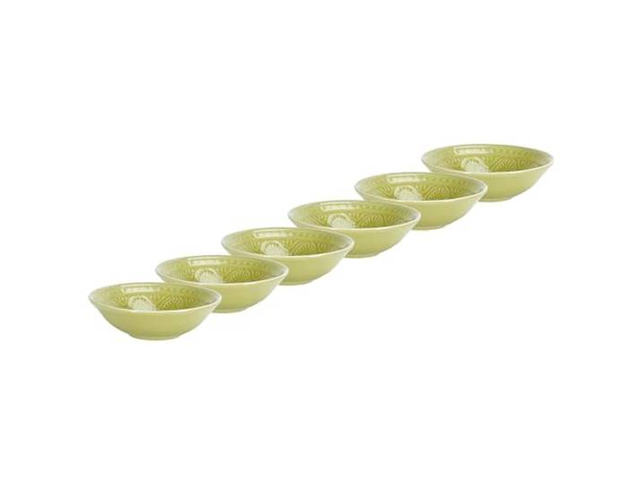 BUTLERS Schalen 200ml 6er Set Suppenteller SUMATRA Steinzeug Geschirr Suppenschüssel Müslischale Exotisch & gemustert Mikrowellen- & spülmaschinenfest