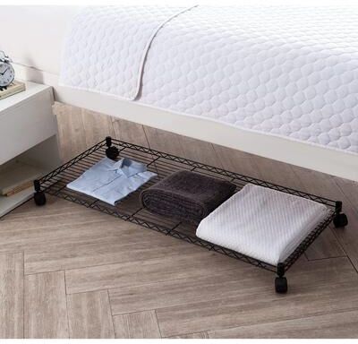 Suprima® Rolling Underbed Storage Shelf by DormCo