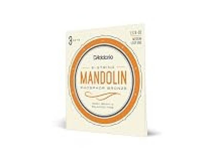 D'Addario Cordes Mandoline Phosphor Bronze EJ74-3D, 11-40, Pack de 3