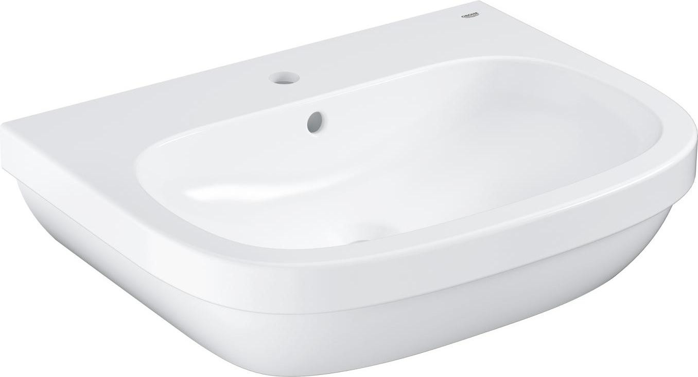 Grohe Euro keramische wastafel, wandmontage, 65 cm
