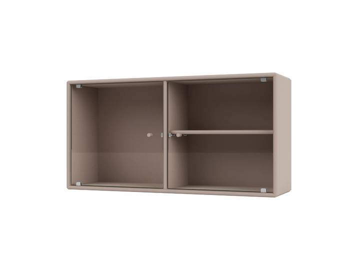 Montana Ripple I Vitrinenschrank 69,6x35,4x20 cm Mushroom