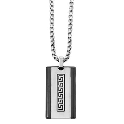 Kette ohne Anhänger ADELIA´S "Halskette mit Anhänger – aus Edelstahl", silber (schwarz), Halsketten, Damen, 61cm, Edelstahl, Perfekt zum Verschenken an besondere Menschen