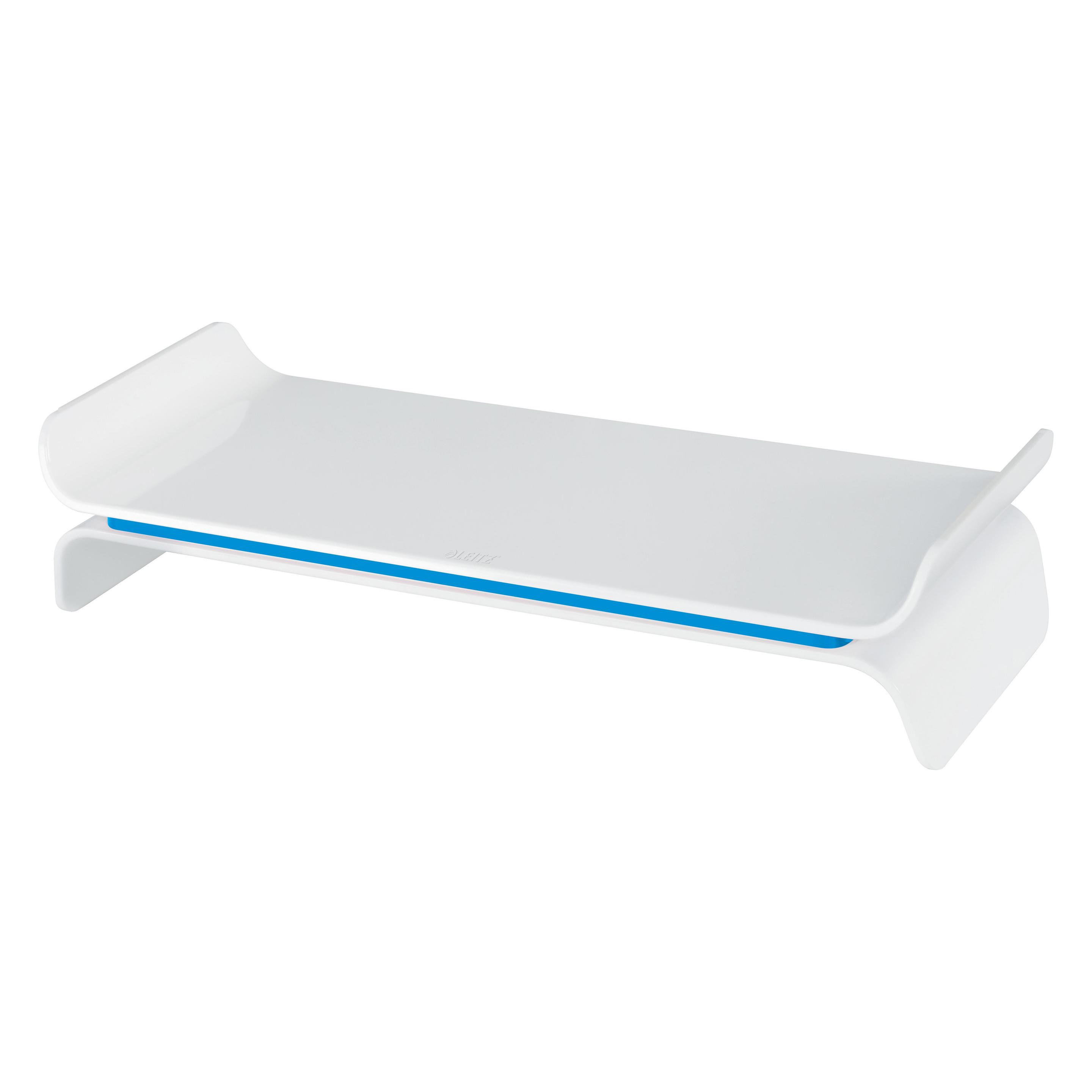 Leitz Monitorständer WOW 65040036 weiss/blau (6504-00-36)