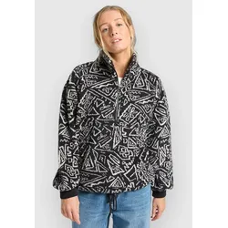 Billabong Time Off Fleece Half-Zip Fleece Pullover black pebble Gr. L