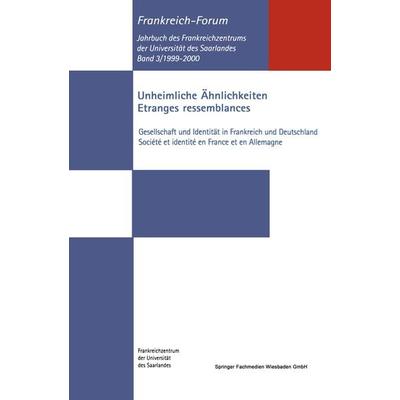 Unheimliche Ähnlichkeiten / Etranges ressemblances, Taschenbuch von Bernhard Kramann,Manfred Schmeling, VS Verlag für Sozialwissenschaften,
