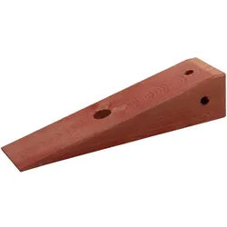 Dönges, Holzverbinder, Rüstholz EGS, rot lasiert Holzkeil 10 x 12 x 45 cm