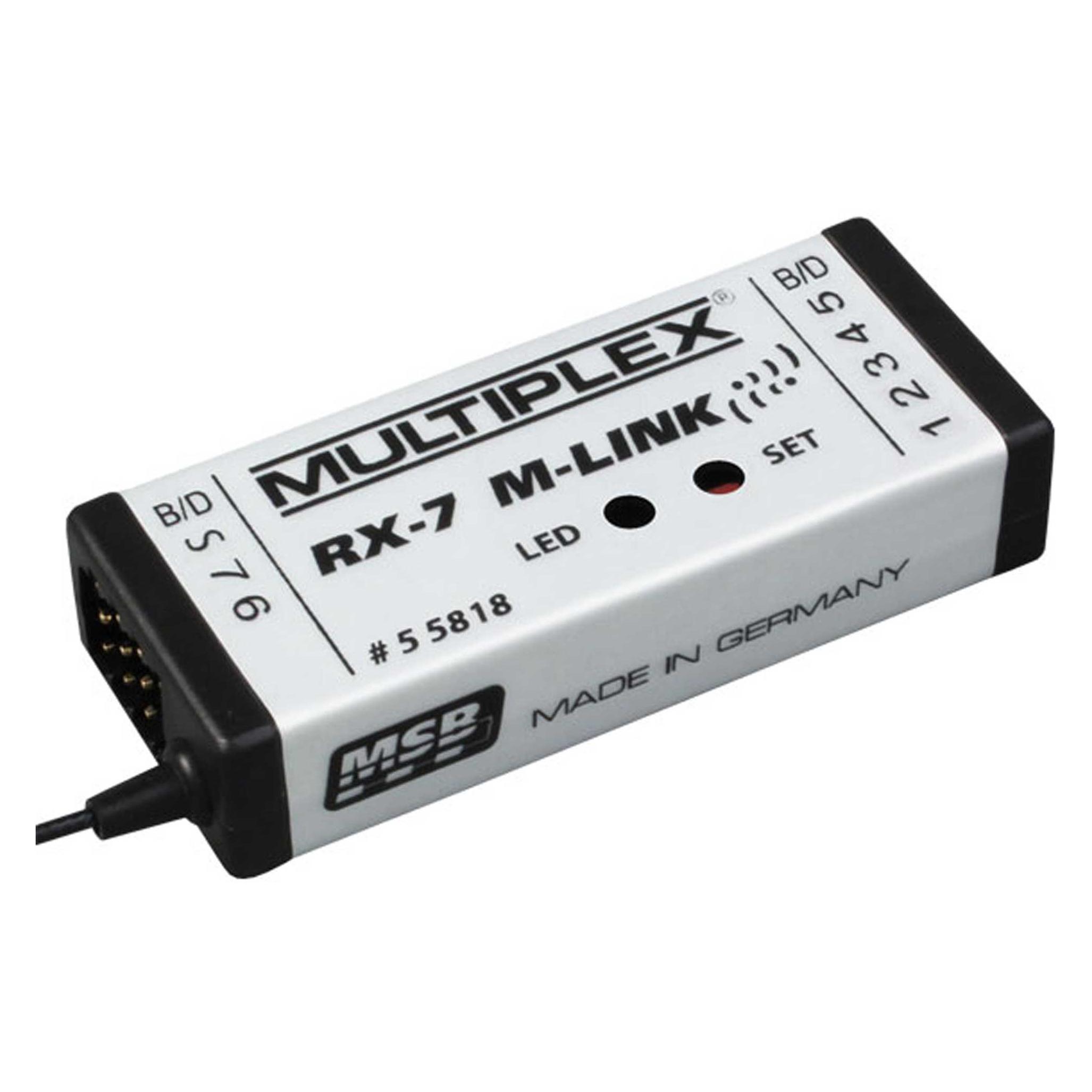 Multiplex 7-Kanal Empfänger RX-7 2,4 GHz (55818)