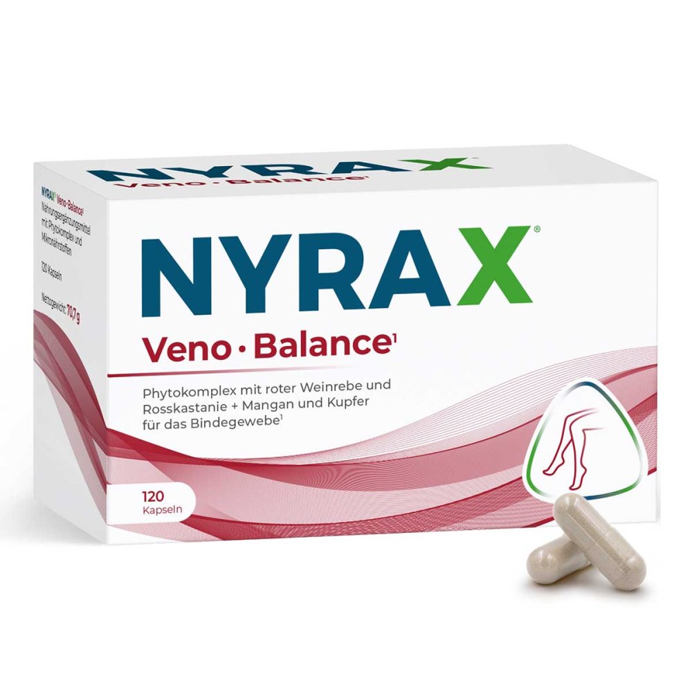 Heilpflanzenwohl GmbH Nyrax Veno Balance Phytokomplex Bindegewebe Kapseln 19478572