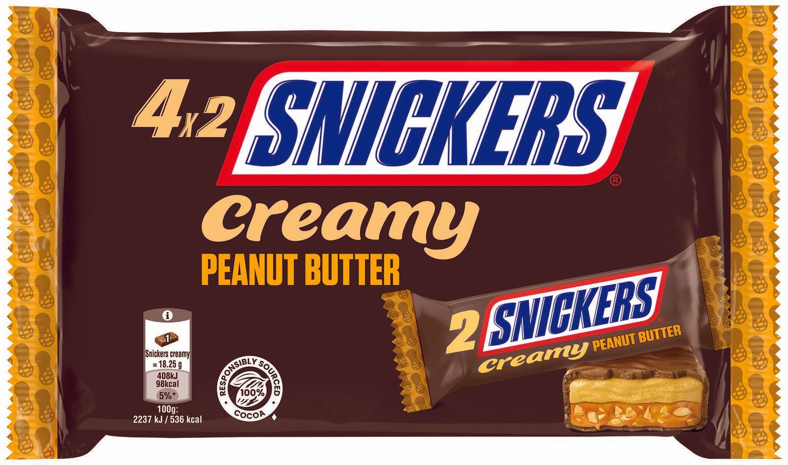 SNICKERS Creamy Peanut Butter Schokoriegel 458866