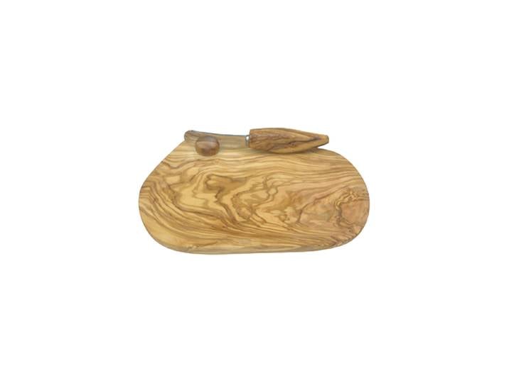 Premium Butterteller „Beurrier“ inkl. Messer aus Olivenholz Natural BÉRARD