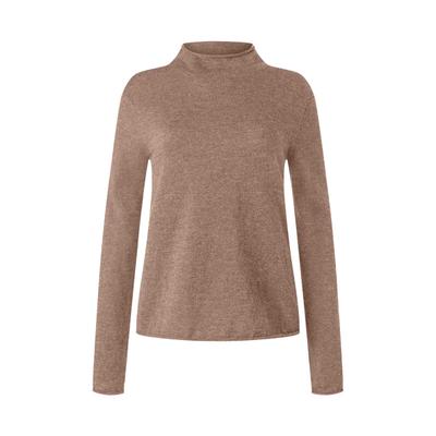 Strickpullover MAERZ MUENCHEN "Maerz Muenchen 375100 Strickpullover Damen Bekleidung", Damen, Gr. 38, braun, 100% Wolle, Pullover Strickpullover