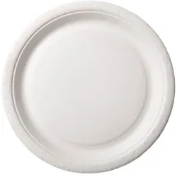400x DUNI Teller Ø 22 cm Weiß