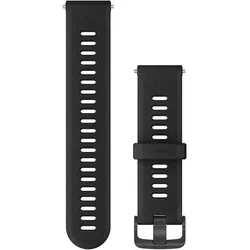  SCHNELLWECHSEL-SILIKON-ARMBAND 22 mm Schwarz 