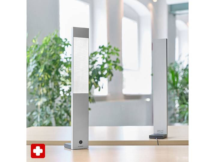 LED Tischlampe Regent Joker (Neu, Silbergrau)
