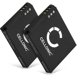 Cellonic Akku für Canon Digital IXUS 80 IS, 115 HS, 70, 60, 220, 75, 40, 50, 100 (Kamera Akku), Kamera Stromversorgung, Schwarz