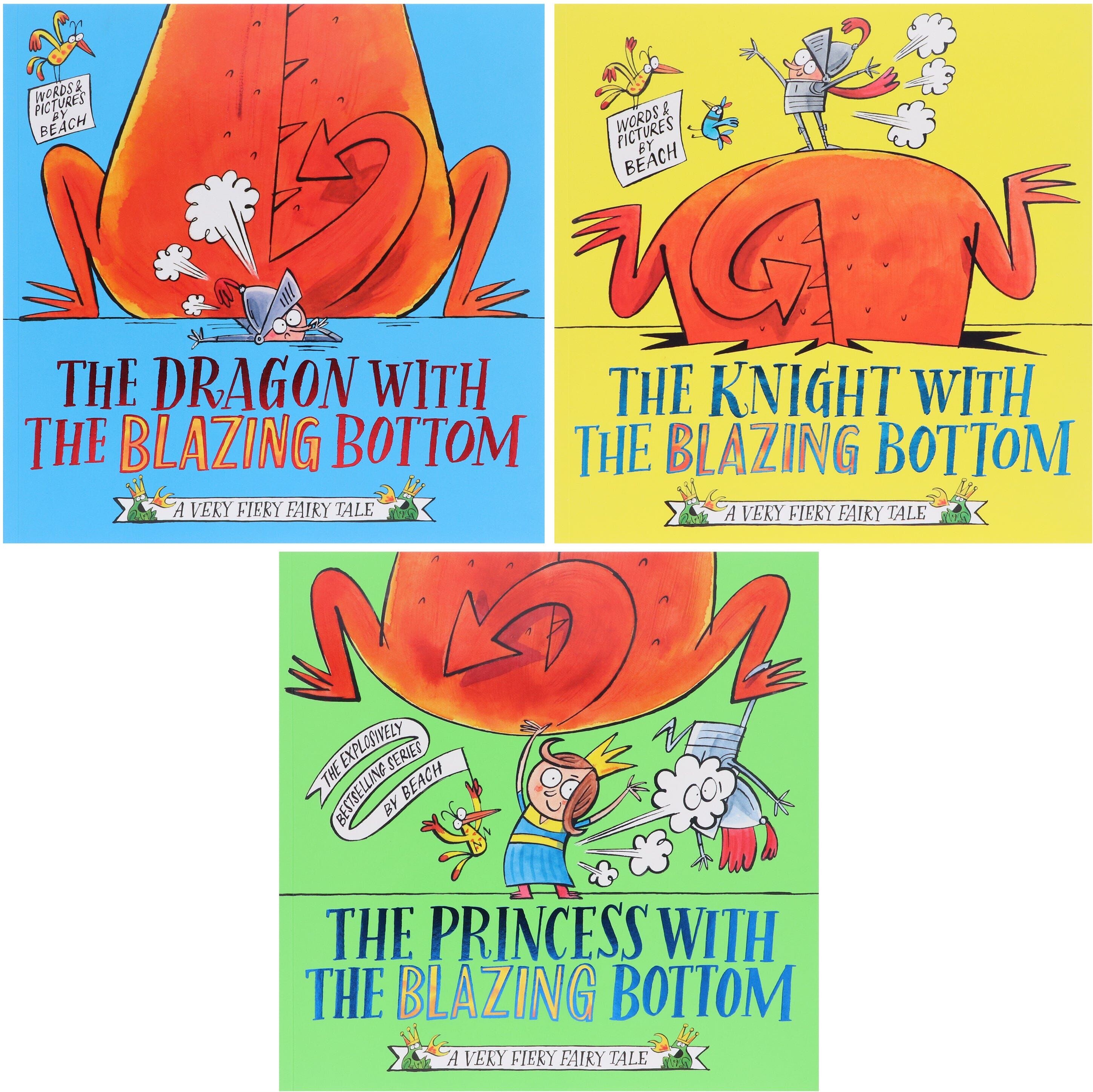 A Very Fiery Fairy Tale Series by Beach 3 Books Collection Set - Ages 3+ - Paperback Simon & Schuster