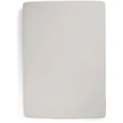 kaeppel Spannbetttuch Biber 90-100 x 190-200 cm Silber 100 200