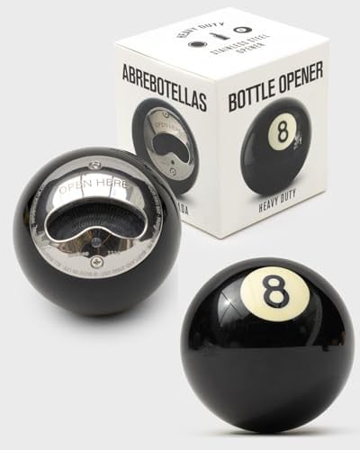 Suck UK 8 Ball Flesopener voor mannen en baraccessoires