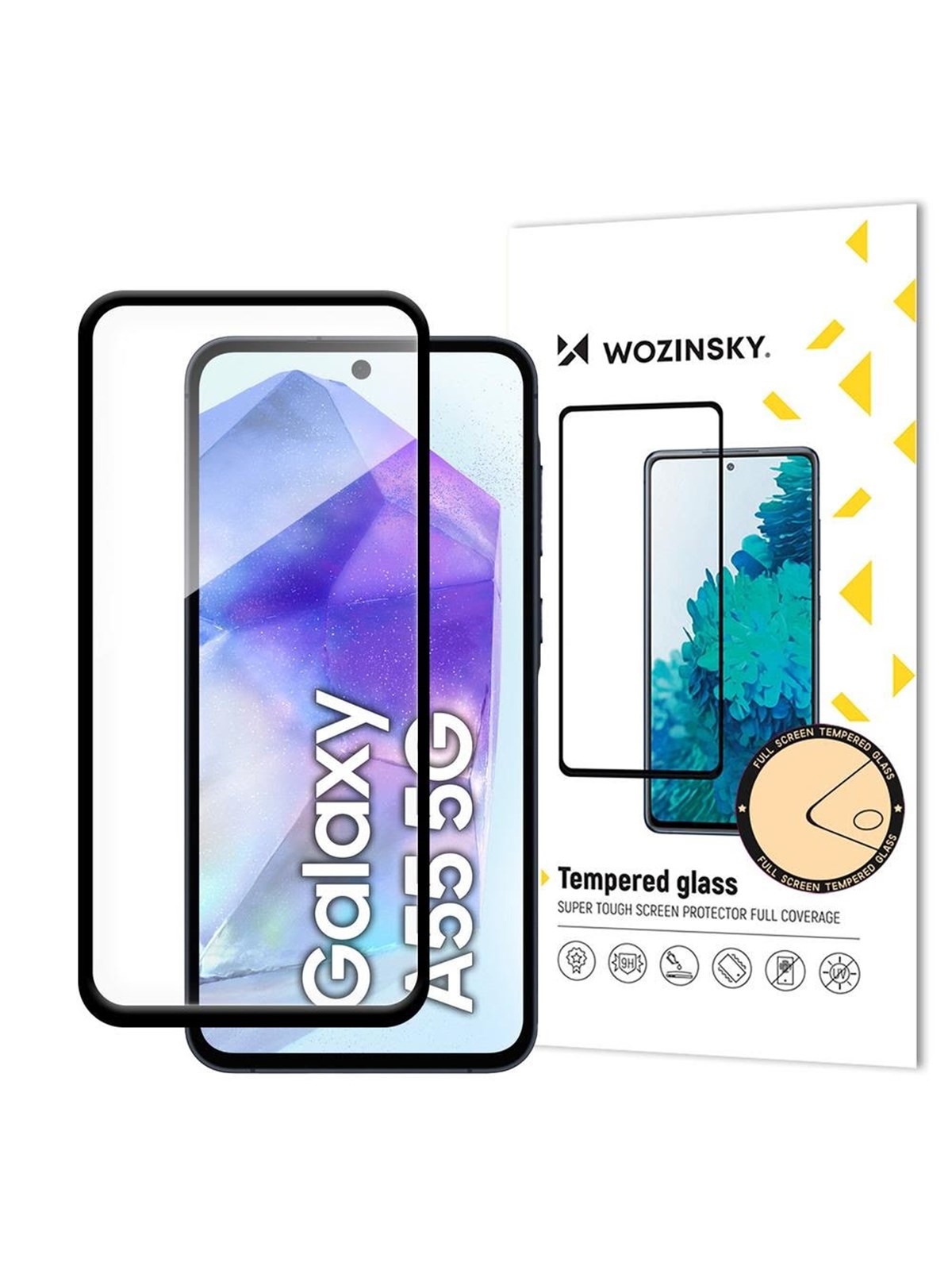 Wozinsky Super Durable Full Glue Tempered Glass for Samsung Galaxy S25 Ultra Full Screen